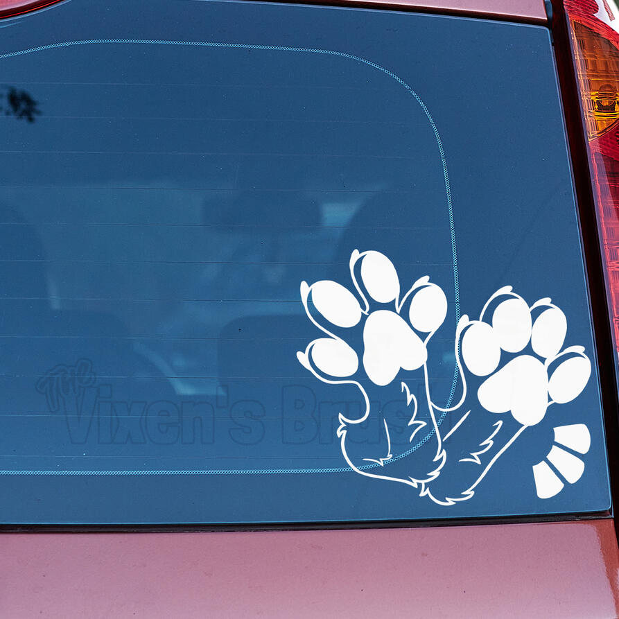 Paws Vinyl Decal Paws Vinyl Decal