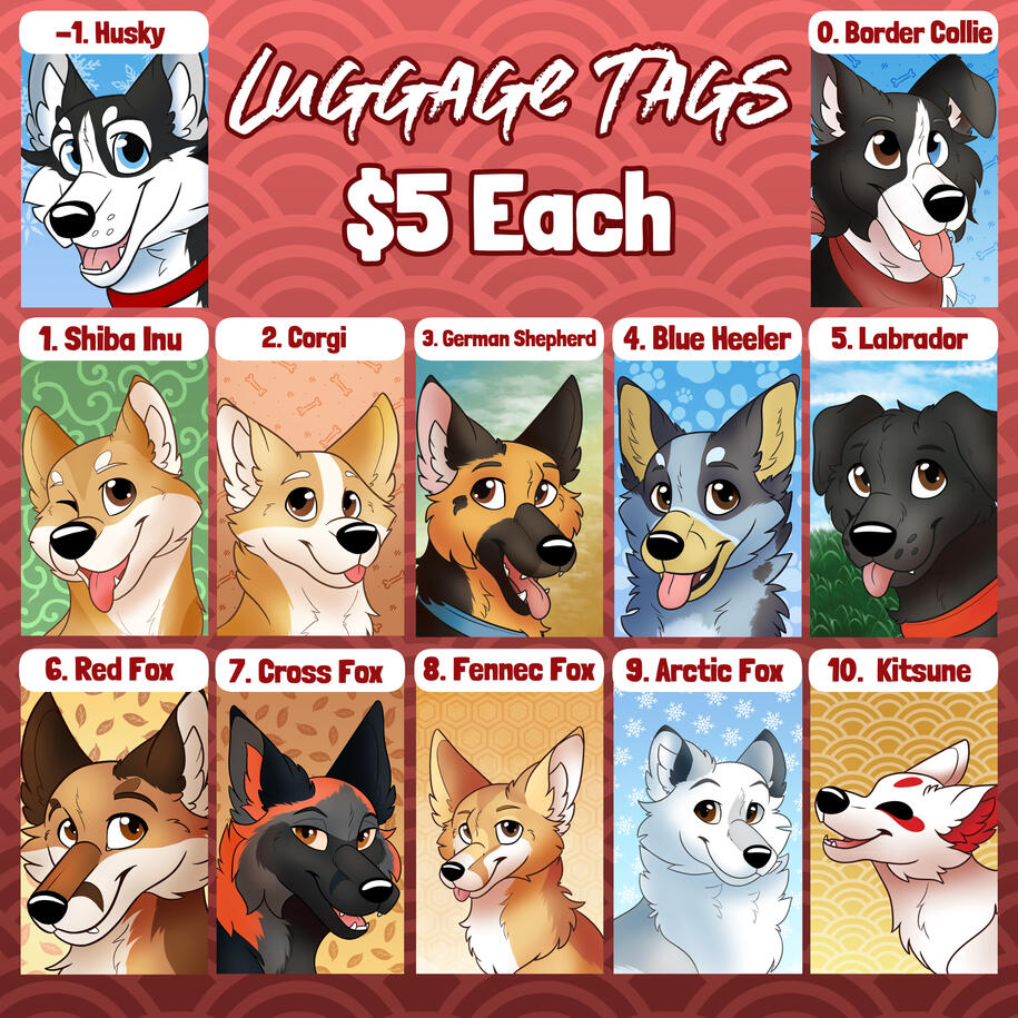 Catalogue Page 2 - Luggage Tags