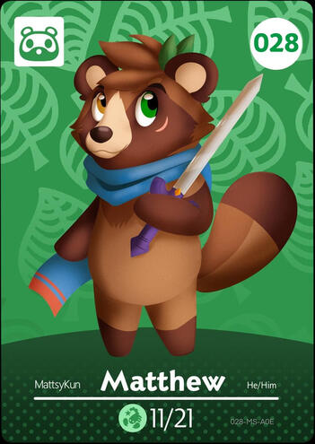 Matthew Amiibo Matthew Amiibo